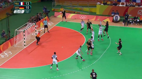 XXXI. letní olympijské hry 2016 Rio de Janeiro - Házená: Francie - Německo (muži)