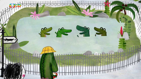 Rita a krokodýl - 6/26 Zoologická zahrada