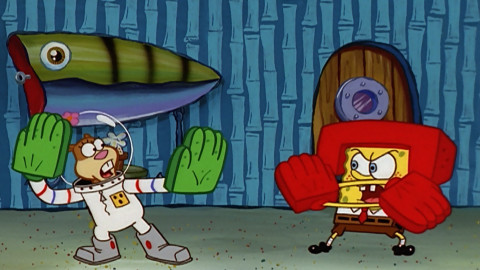 SpongeBob v kalhotách - Výlet do budoucnosti / Ať žije karate