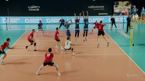 Zlatá evropská volejbalová liga - Česko - Lucembursko