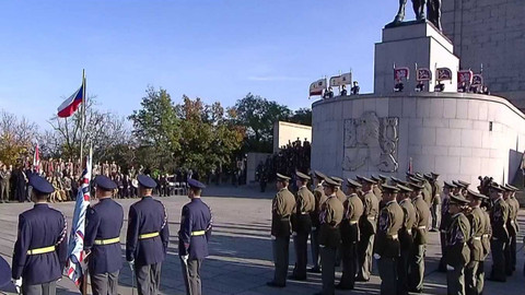 Pietní akt k výročí vzniku Československé republiky - Pietní akt k 104. výročí vzniku Československé republiky