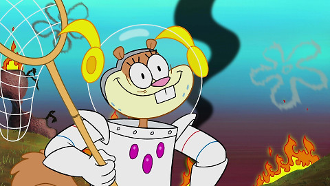 SpongeBob v kalhotách - Soutěživá veverka / Nitka