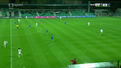 Fotbal - Česko - Itálie