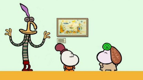 Minuta v muzeu - Obraz Mírumilovná událost