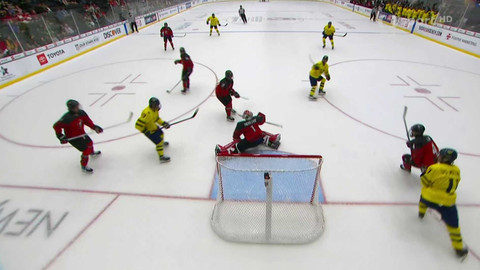 MS v ledním hokeji U18 2025 USA - Kanada - Švédsko