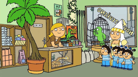 Čeština s Bílou paní - 6. Poplach v ráji CZ/UA tit.