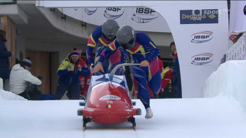 ME v jízdě na bobech a ve skeletonu 2026 - 1. kolo dvojbobů mužů