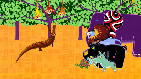 Příběhy Tinga Tinga - 9/52 Proč opice skáčou po stromech