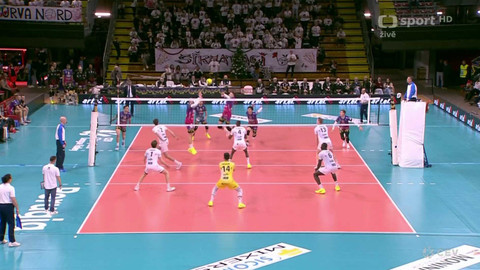 Liga mistrů ve volejbalu - Sir Sicoma Monini Perugia - Saint-Nazaire VB Atlantique