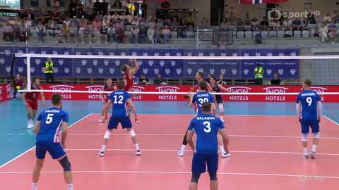 Volejbal - Norsko - Česko