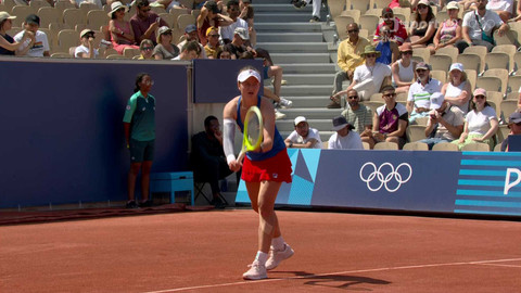 XXXIII. letní olympijské hry 2024 Paříž - Tenis: Sin-jü Wangová - Barbora Krejčíková