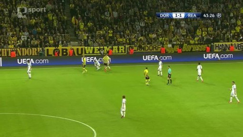 Liga mistrů UEFA - Borussia Dortmund - Real Madrid