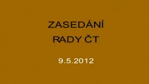 Jednání Rady České televize - 9. jednání Rady ČT v roce 2012