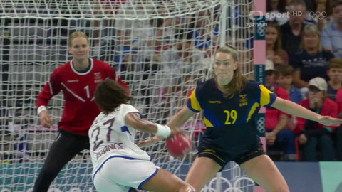 XXXIII. letní olympijské hry 2024 Paříž - Házená: Švédsko - Francie