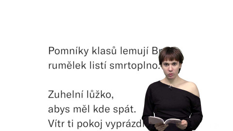 Jedna báseň - Markéta Mikulášková