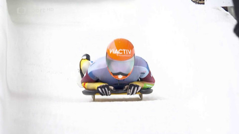 MS v jízdě na bobech a skeletonu 2025 USA - 1. kolo žen ve skeletonu