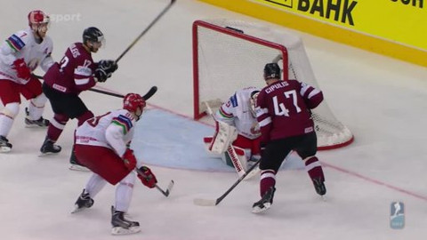 MS v ledním hokeji 2014 Bělorusko - Lotyšsko - Bělorusko