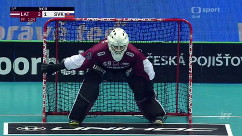 MS ve florbalu 2018 Česko - Lotyšsko - Slovensko