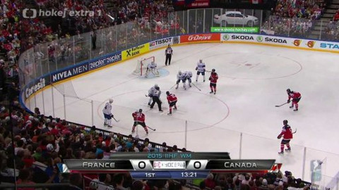 MS v ledním hokeji 2015 Česko - Francie - Kanada