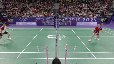 XXXIII. letní olympijské hry 2024 Paříž - Badminton: Gregoria Mariska Tundžungová - Tereza Švábíková