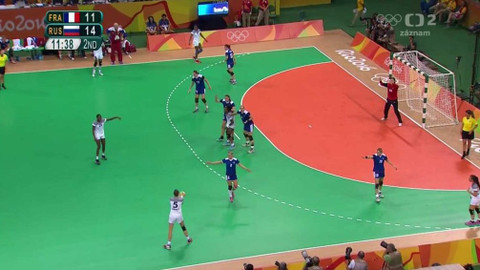 XXXI. letní olympijské hry 2016 Rio de Janeiro - Házená: Francie - Rusko (ženy)