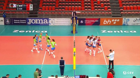 ME ve volejbalu žen 2021 - Slovinsko - Česko