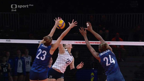 MS ve volejbalu žen 2022 Nizozemsko, Polsko - USA - Kazachstán