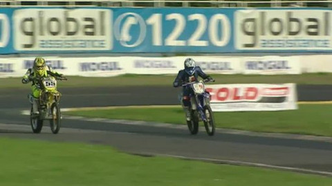 Motocyklové závody - MM ČR Supermoto 2014 Cheb