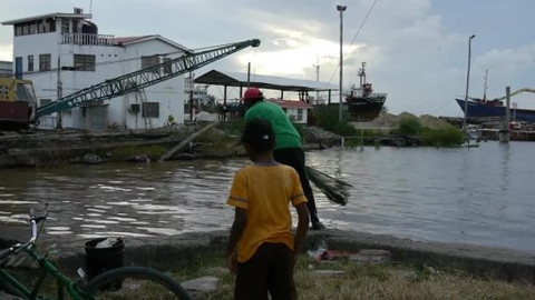 Trabantem Jižní Amerikou - Rybáři na stavidle