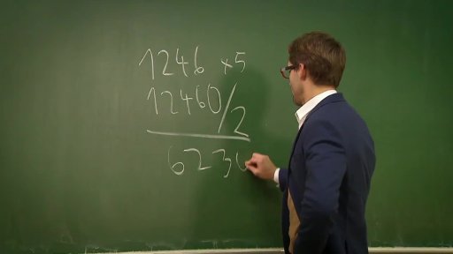 Nejchytřejší Čech - Násobení čtyřmístných čísel pěti