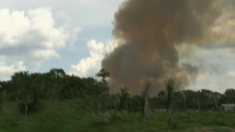 Trabantem Jižní Amerikou - Hoří pumpa