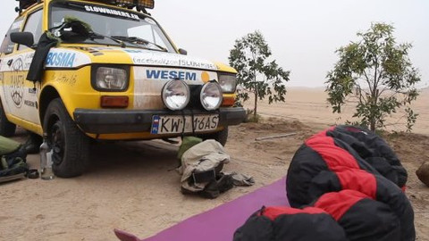 Trabantem Jižní Amerikou - Ráno v poušti