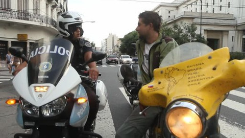 Trabantem Jižní Amerikou - Marka chytla policie