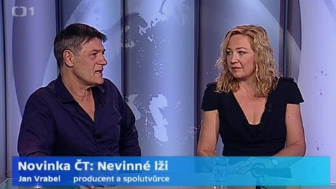 Nevinné lži - Tereza Vrabelová a Jan Vrabel v pořadu Studio 6