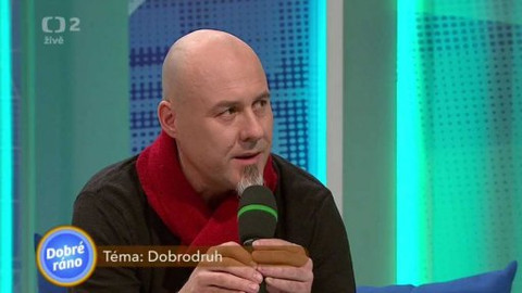 Dobrodruh - Cestovatel Adam Lelek v Dobrém ránu 1