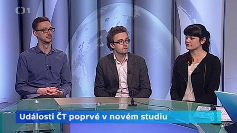 Události - Události ČT poprvé v novém studiu