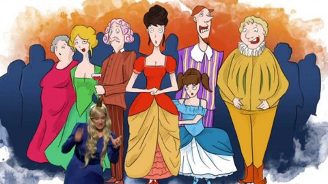 Pohádky pana Donutila - Znakový jazyk: O princezně Marušce