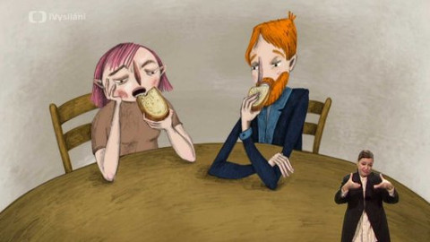 Pohádky pana Donutila - Znakový jazyk: Jak se na pana Chudáčka usmálo Štěstí