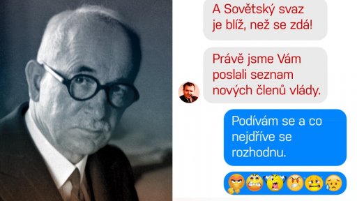 Dnes před 70 lety - Beneš na telefonu