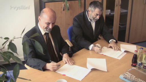 Televizní akademie - Reportáž z podpisu memoranda