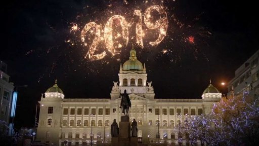 Novoroční přání - Jak se točil přípitek 2019