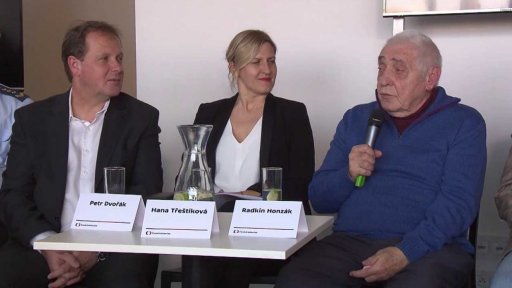Kdo tady blbne - Radkin Honzák na tiskové konferenci