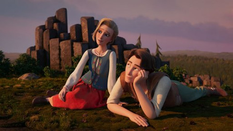 Pyšná princezna - Z natáčení