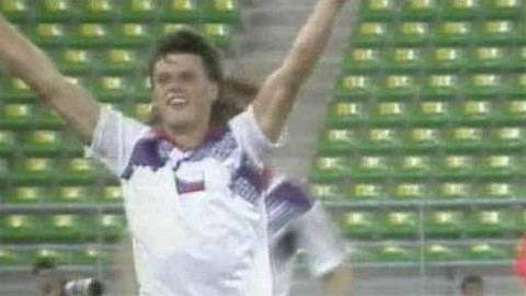 Hvězdné fotbalové okamžiky - Tomáš Skuhravý 1990