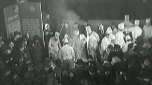 Hoteloví kuchaři na Václavském náměstí (1950)