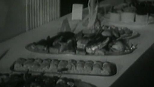 Kuchařská, cukrářská a číšnická přehlídka ve Slovanském domě (1954)