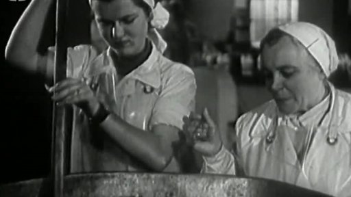 Výroba konzerv hotových pokrmů (1954)