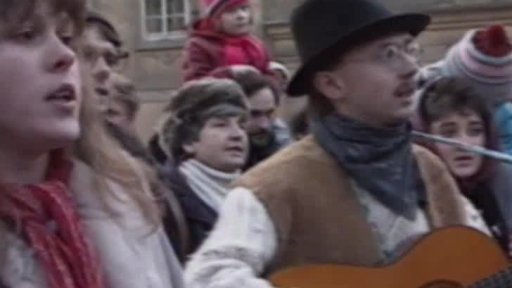 Zpívání koled a betlémy