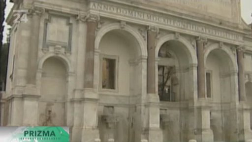 Itálie- podzemní akvadukt postavený za císaře Trajána