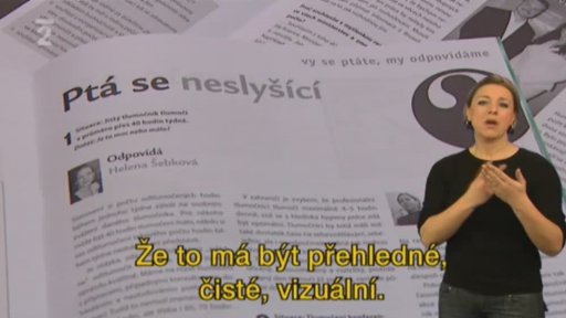 Časopisy a noviny neslyšících